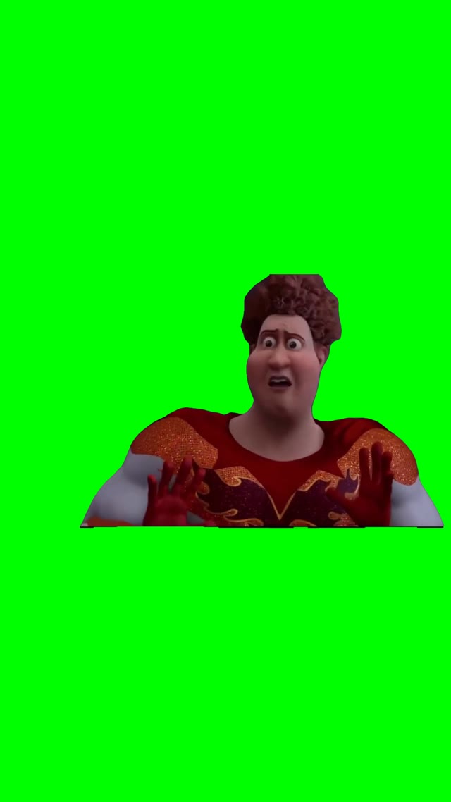 I thought you were dead green screen