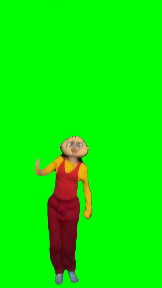 Im a lil baddie green screen