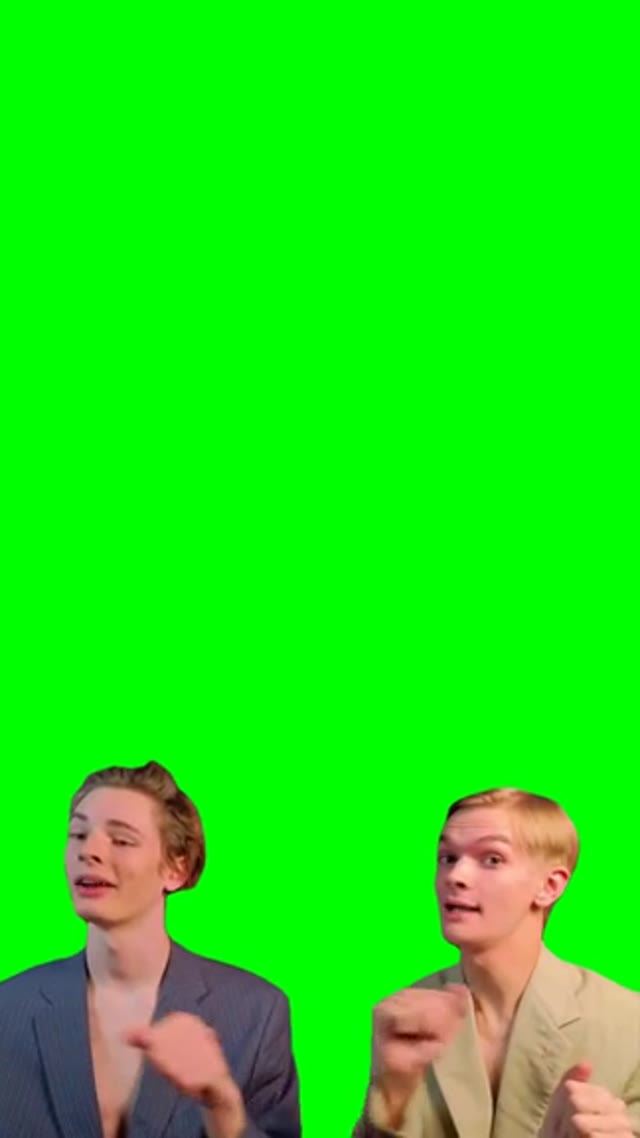 In my black Benz green screen