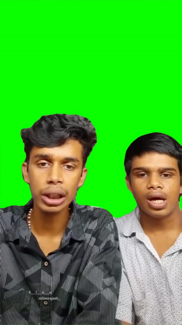 Indian fein fein green screen