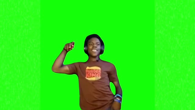 Ishowspeed rages green screen