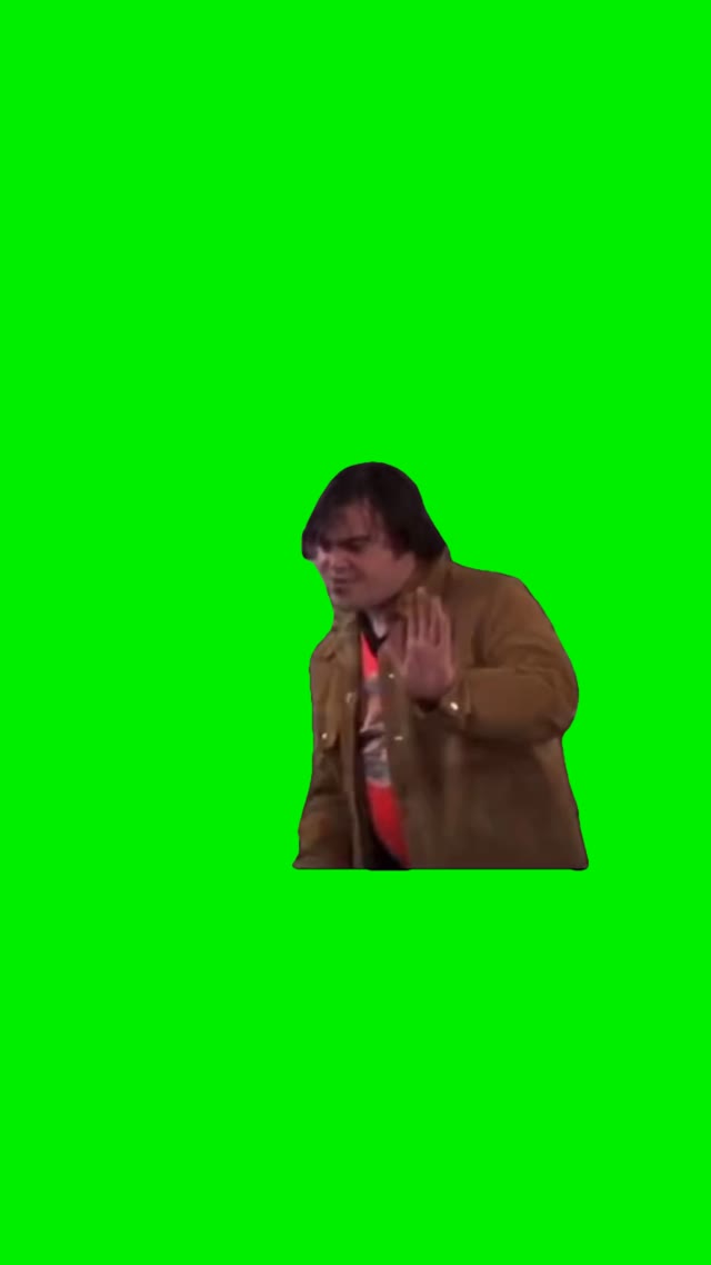 Jack black Dancing green screen