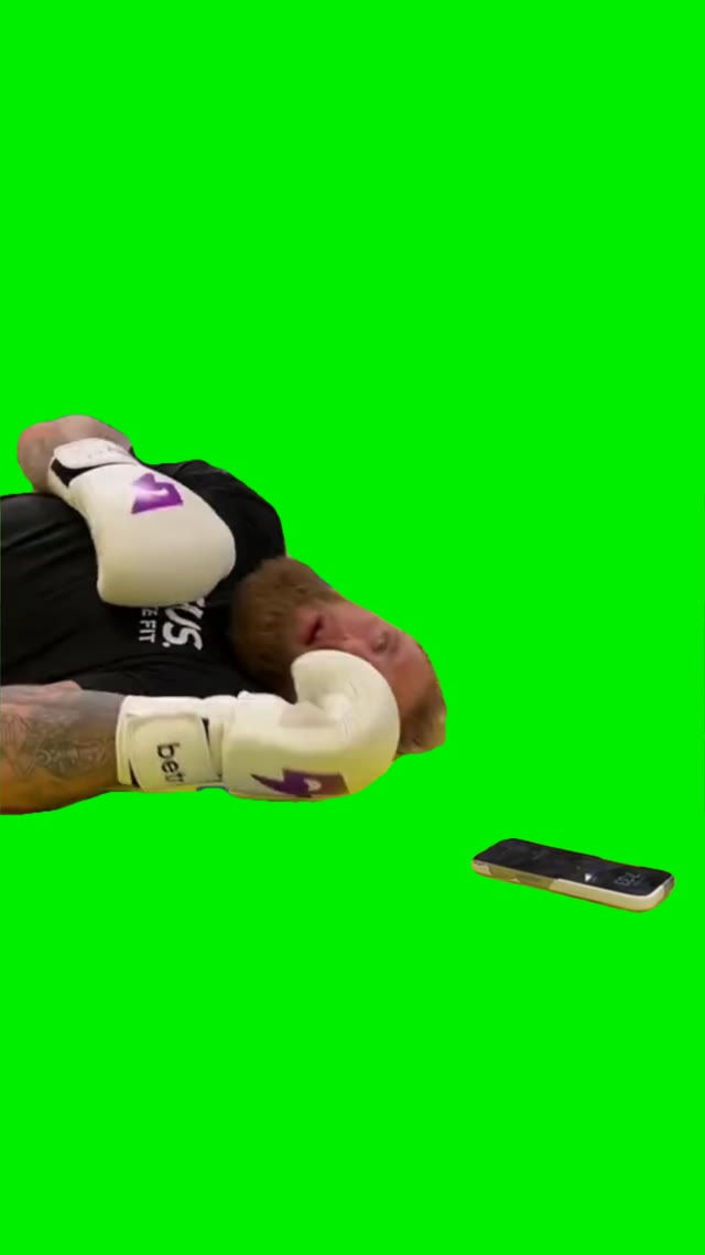 Jake paul thick of it green screen