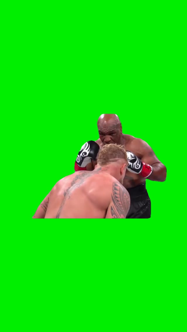 Jake paul x Mike Tyson green screen