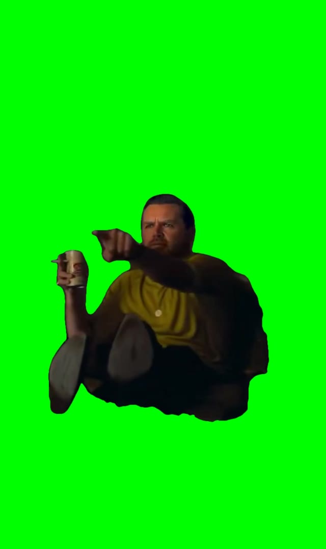 Jd vance here it comes Meme green screen