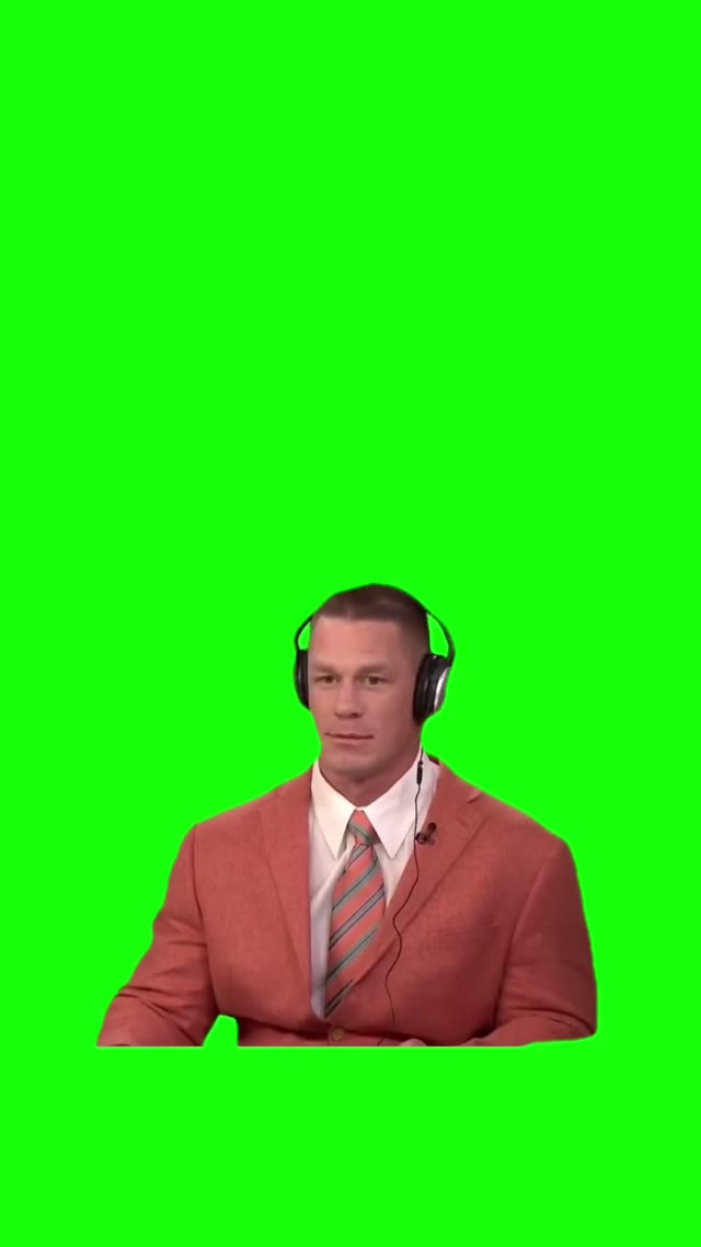 John Cena Dancing TikTok green screen