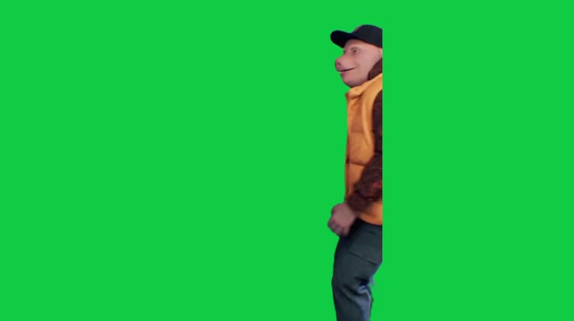 John Pork is calling green screen