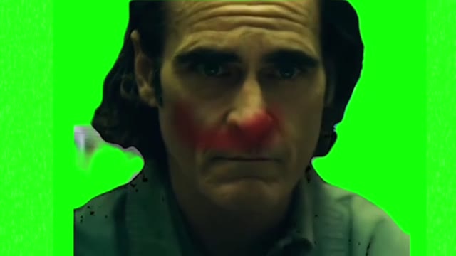 Joker Laughing green screen
