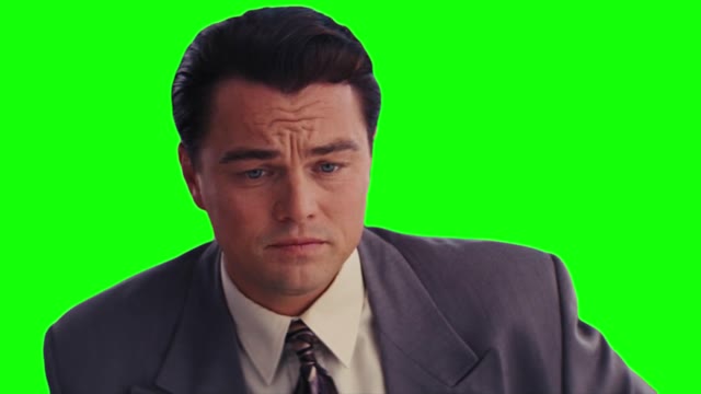 Jordan Belfort green screen