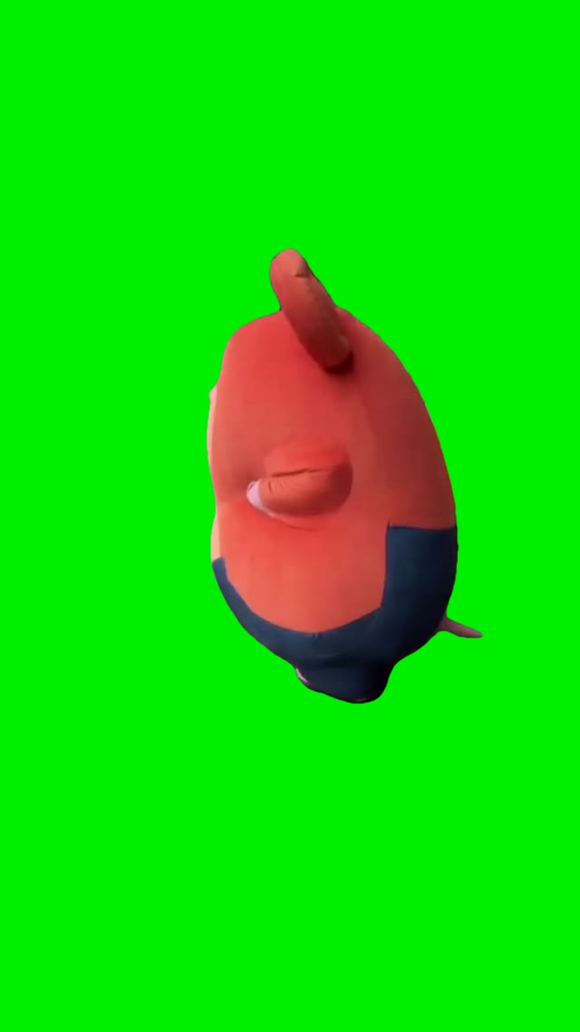 Jumping chipmunk green screen