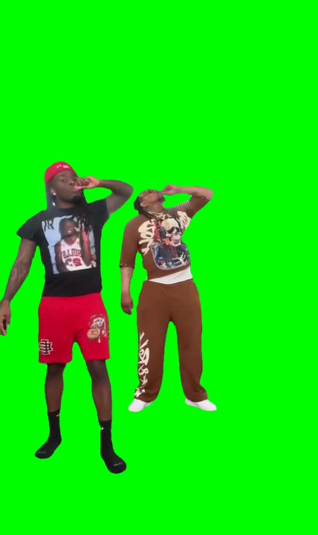 Kai Cenat Uptown Downtown dance green screen