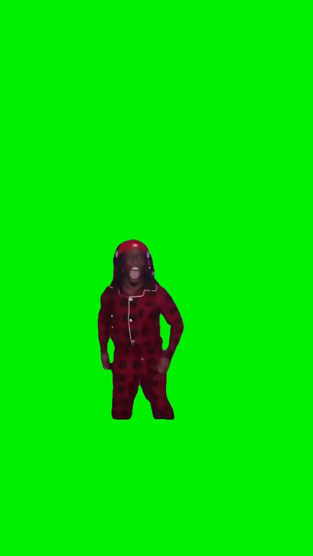 Kai Cenat all i want for Christmas dance green screen
