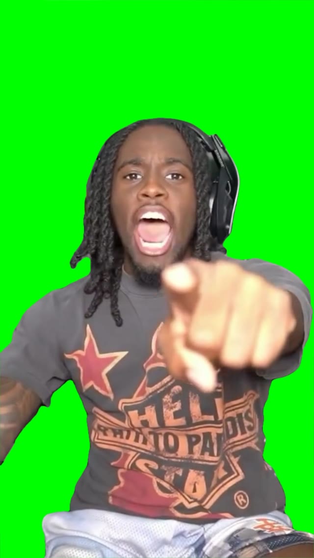 Kai Cenat dick rider 4k green screen