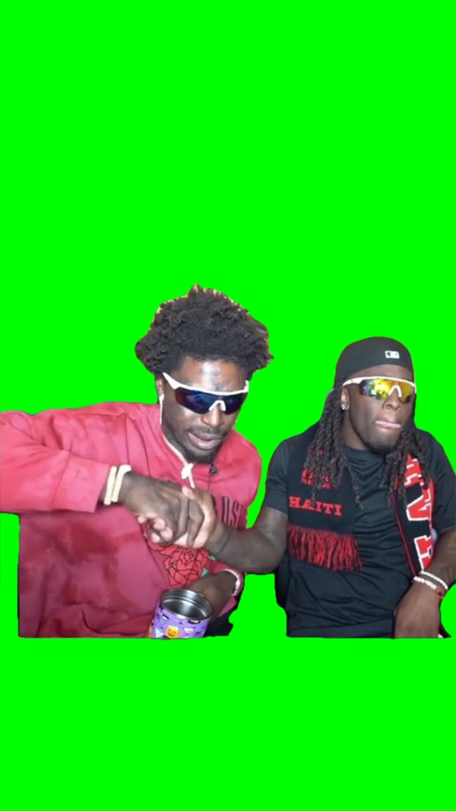 Kai let me drive the boat green screen