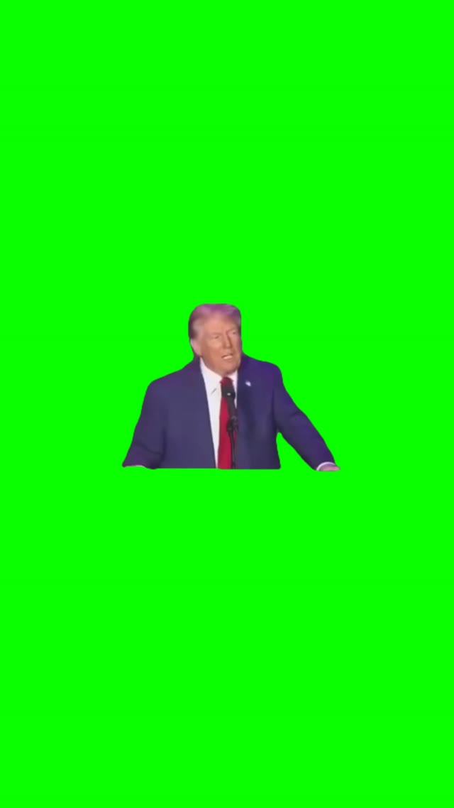 Kamala was born thag way green screen