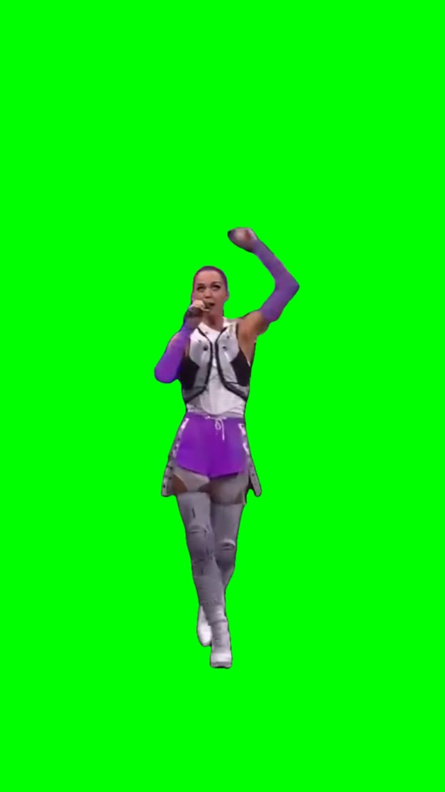Katy Perry eye of tiger green screen