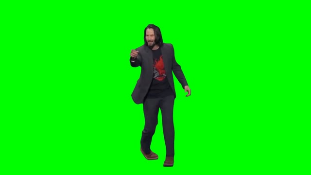 Keanu Reeves Youre breathtaking green screen