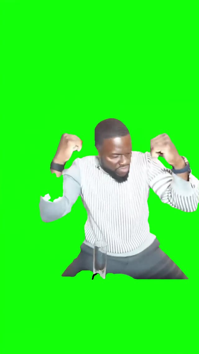 Kevin Druski and Kai dancing  green screen
