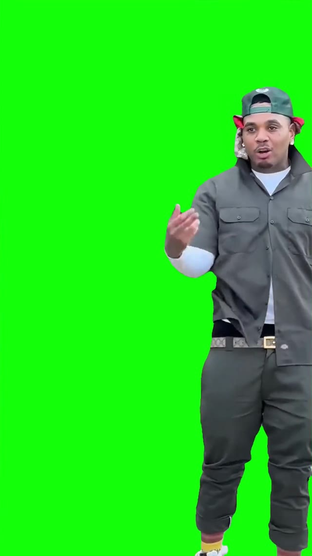 Kevin Gate Fugg em green screen