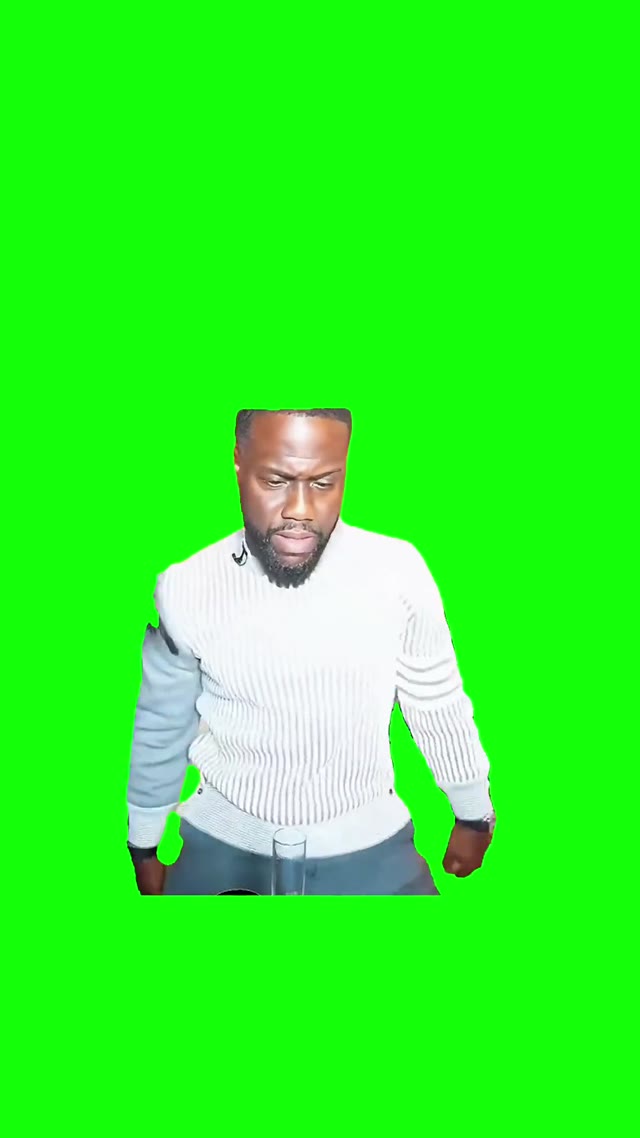 Kevin Hart Dancing  green screen