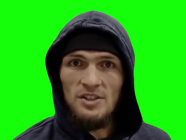 Khabib SEND ME LOCATION green screen