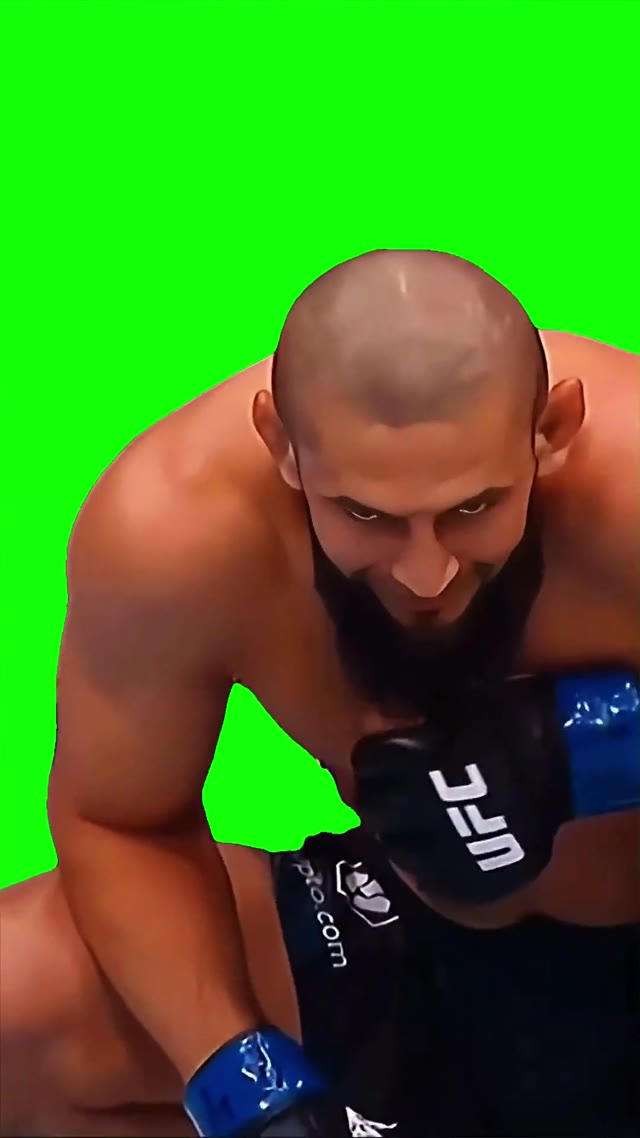 Khazmat stare green screen