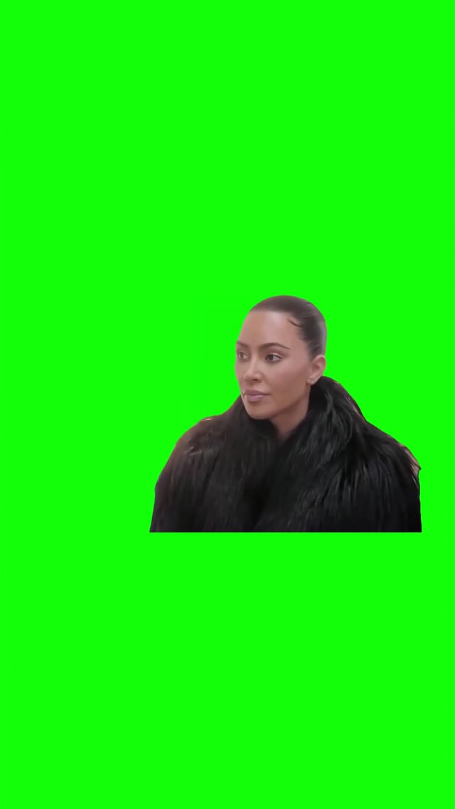 Kim low brain activity green screen