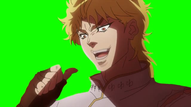 Kono dio da green screen