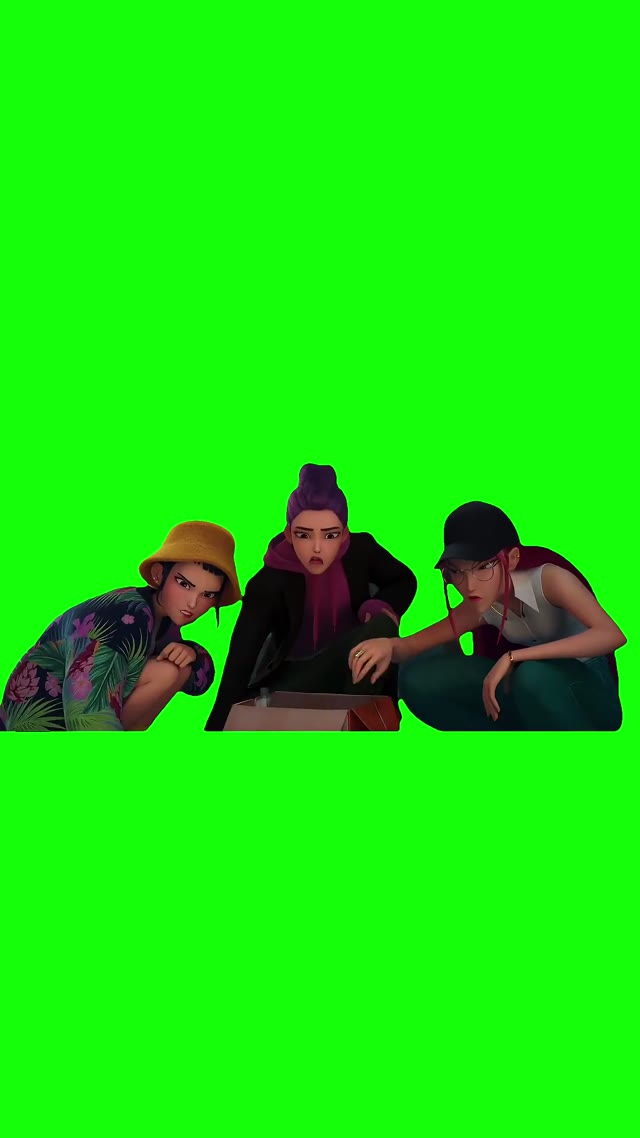 Kpop Demon Hunters They are so Barf green screen