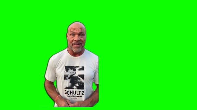 Kurt Angle you abused me green screen