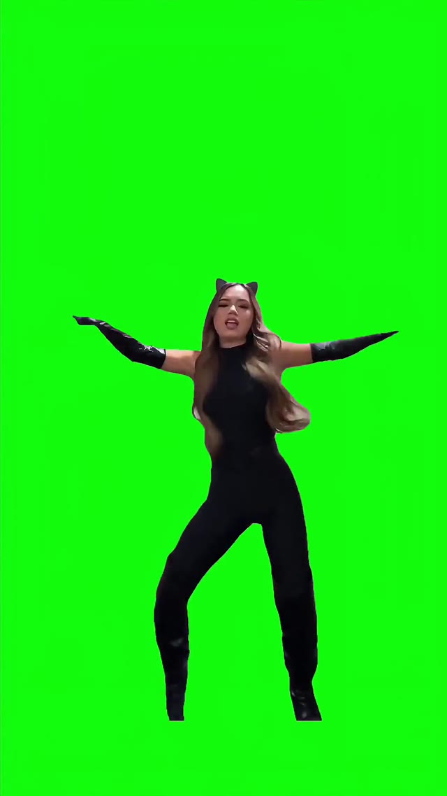 LETS GOOO everybody in the club green screen