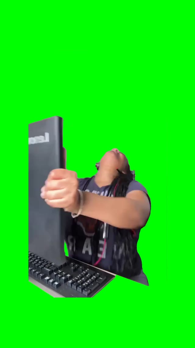 Lady Crashout green screen