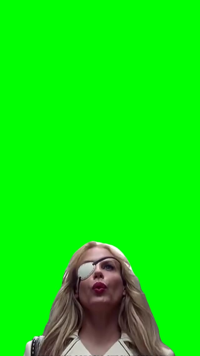 Lady whistling kill bill green screen