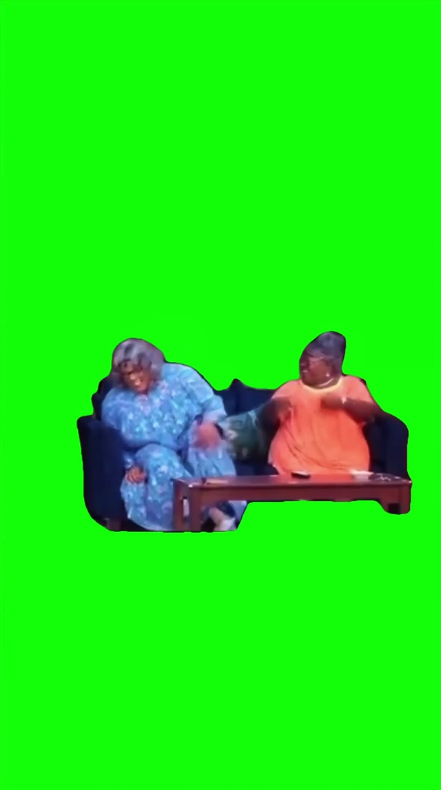 Laughing so hard 4k green screen