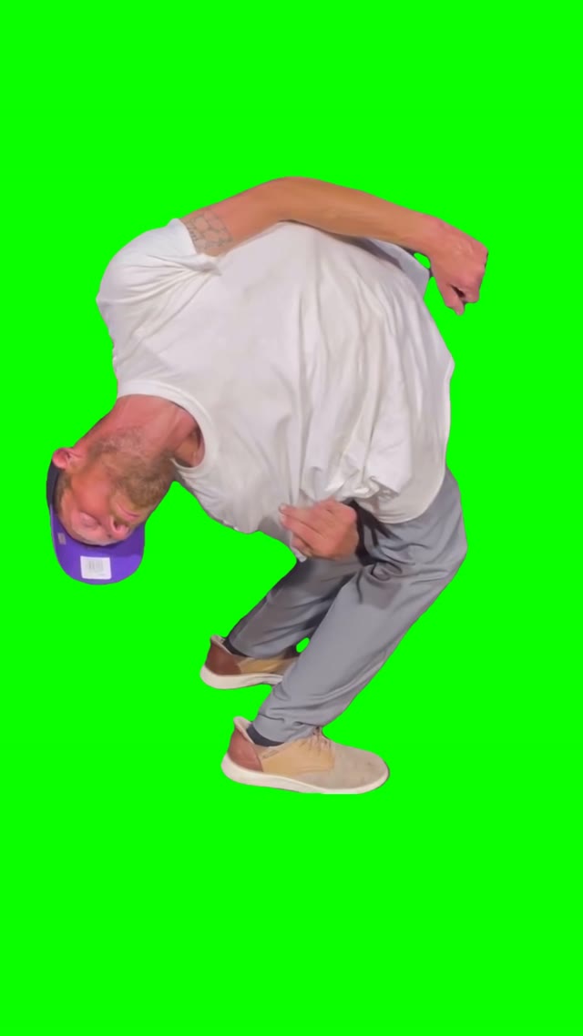 Lean with it rock with it green screen