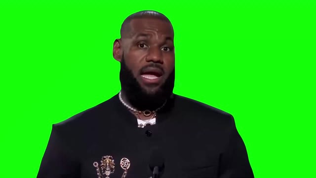 Lebron James _That Day is Not Today_ green screen