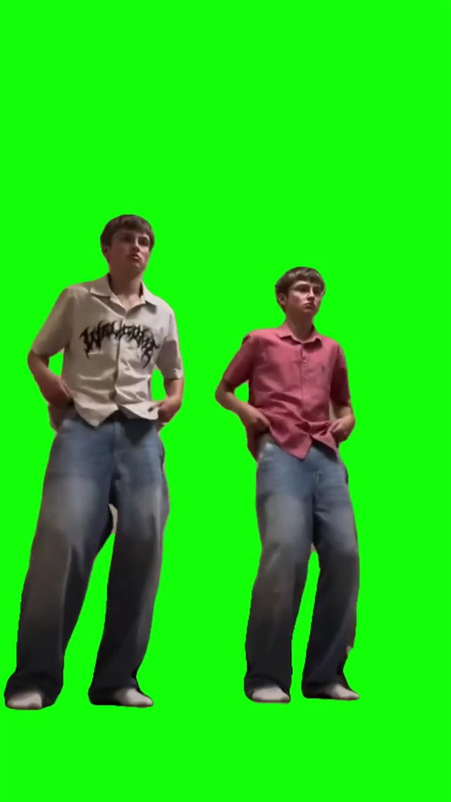 Lil bit Dance green screen