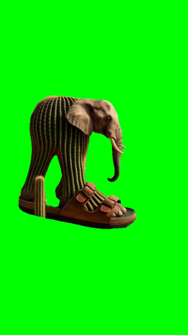 Lirili larila green screen