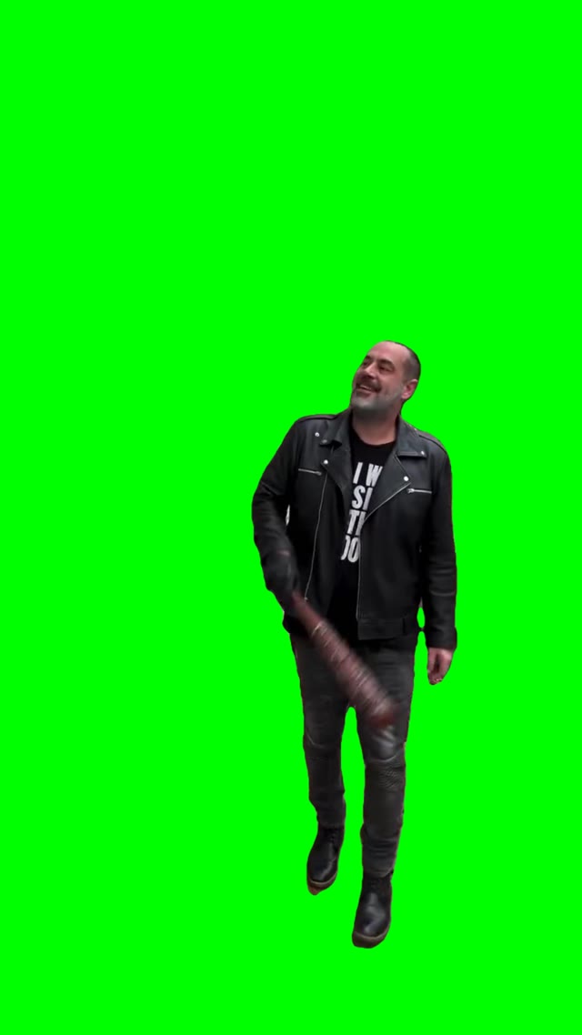 Little pig let me in green screen