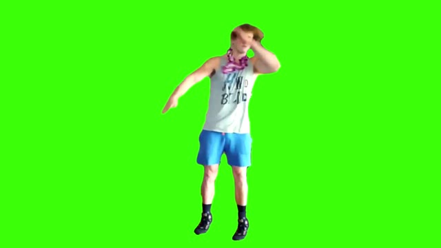 Logan Paul Dab green screen