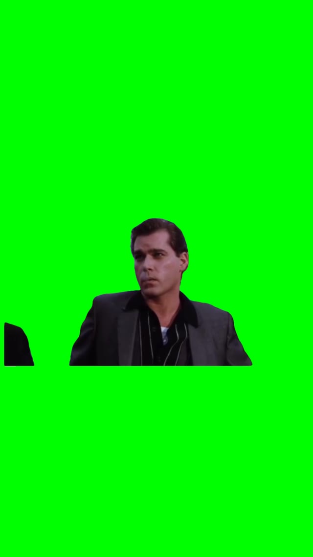 Looking at a watch scene green screen