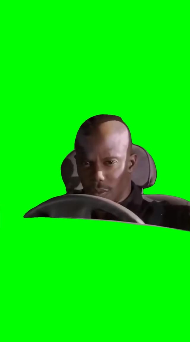 Looking suspiciously James Doakes Dexter green screen