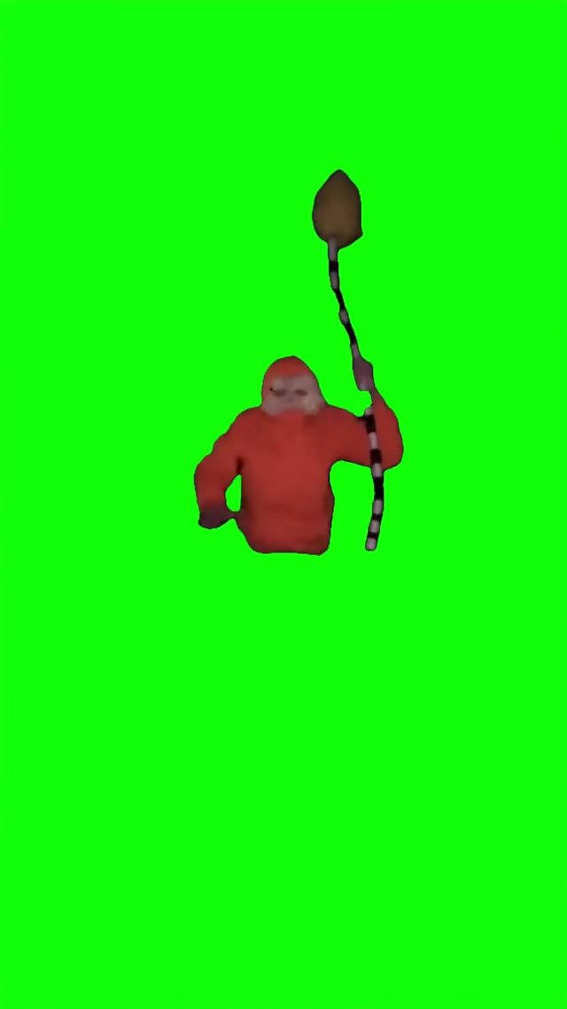 Lorax Macarena dance  green screen