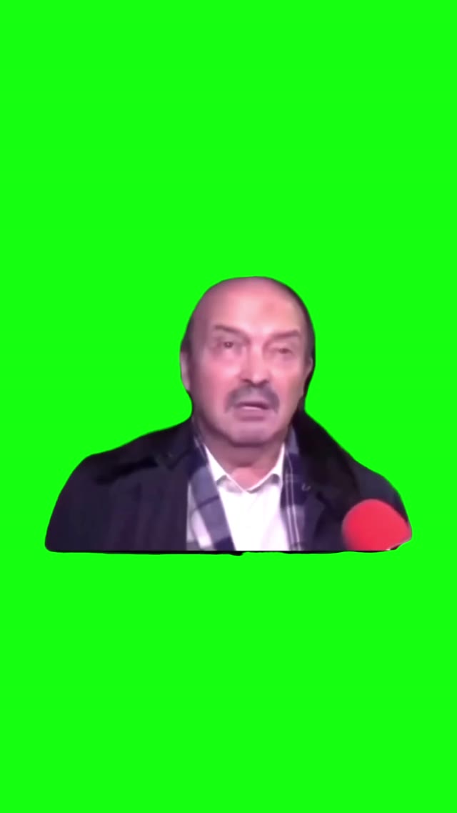 Loss for words green screen