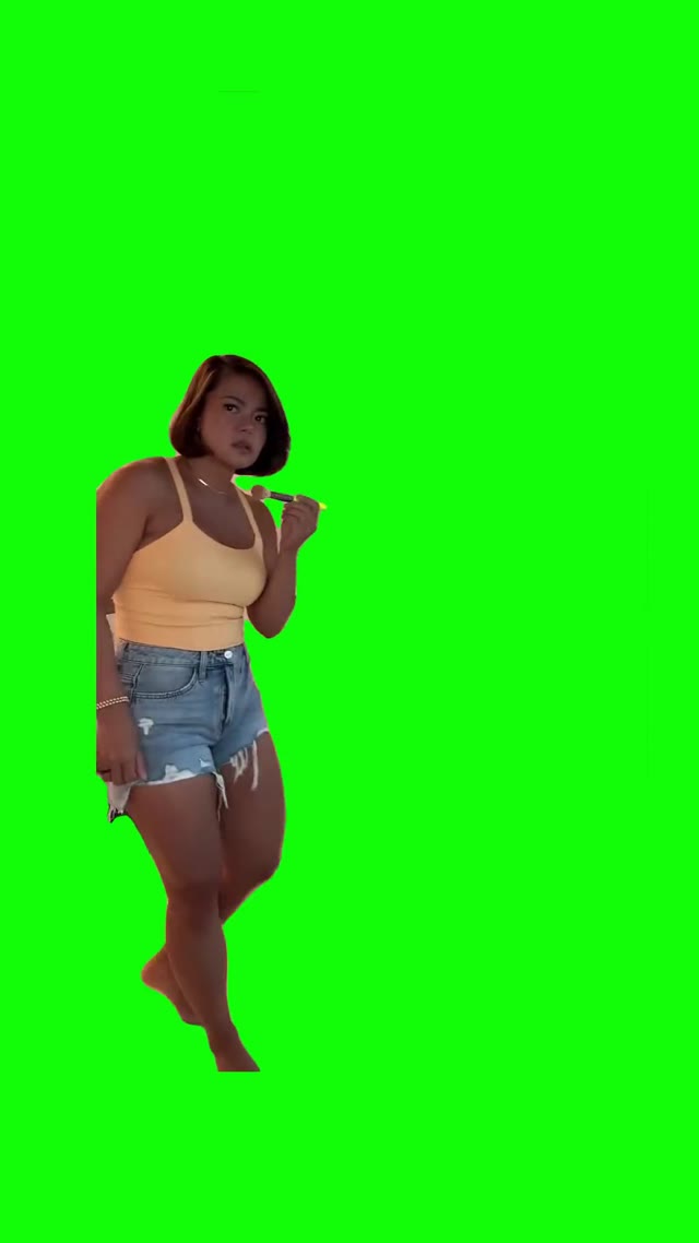 Mad Grandma green screen