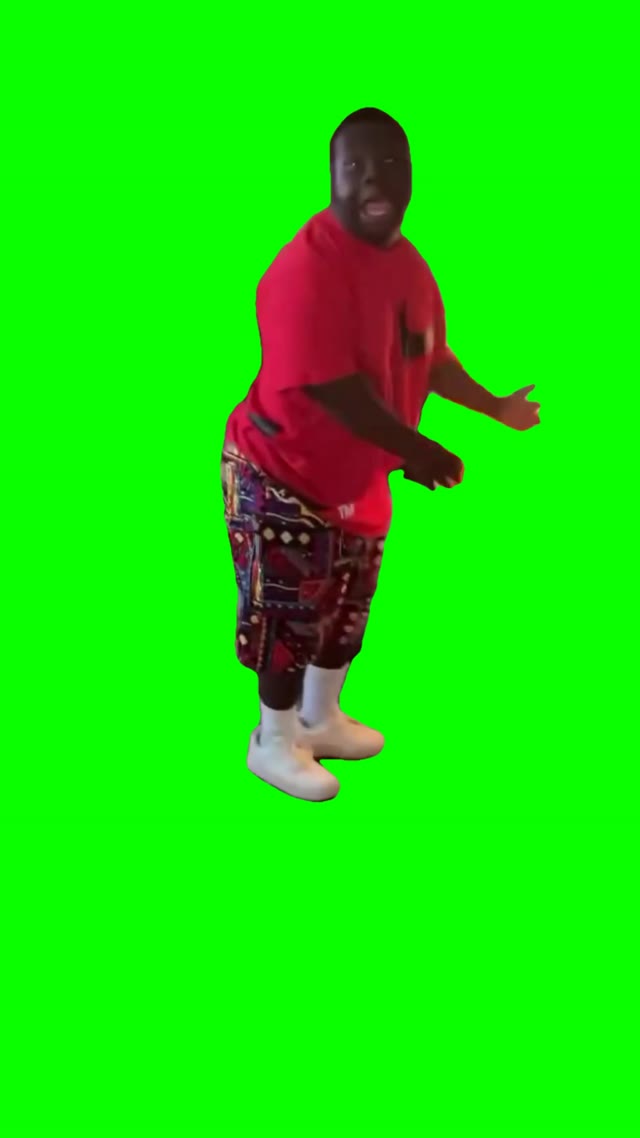 Man Johnnny green screen