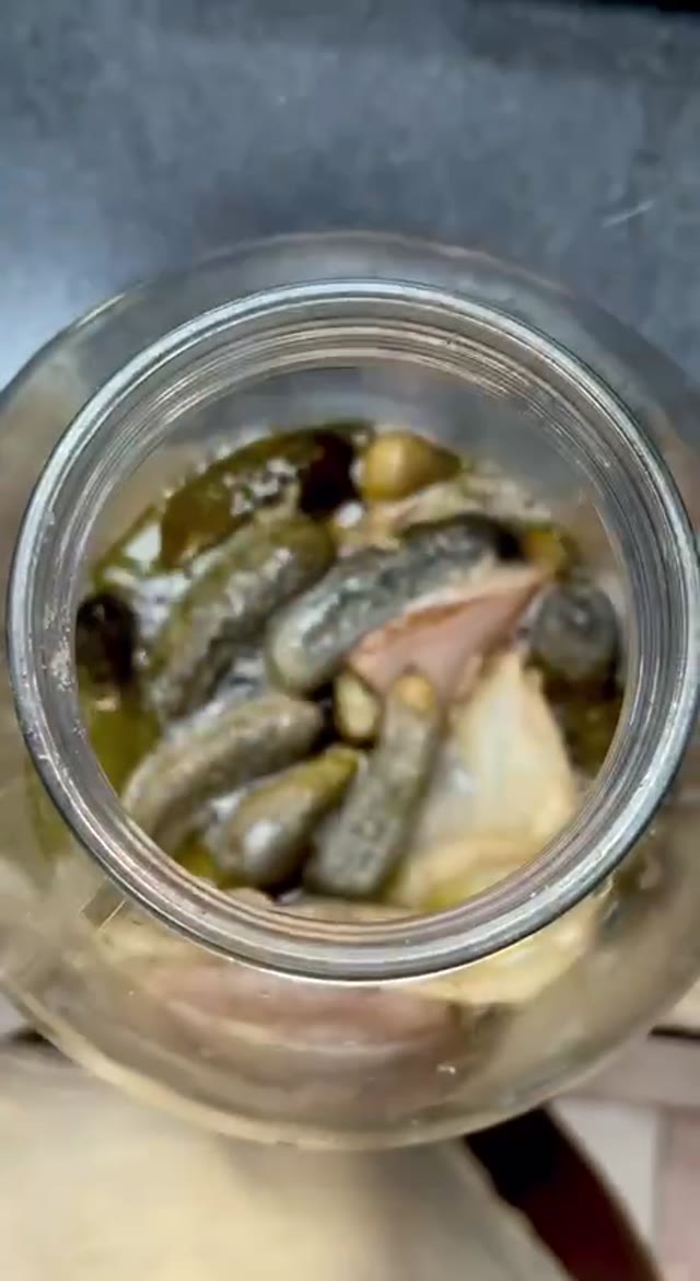 Man gagging green screen