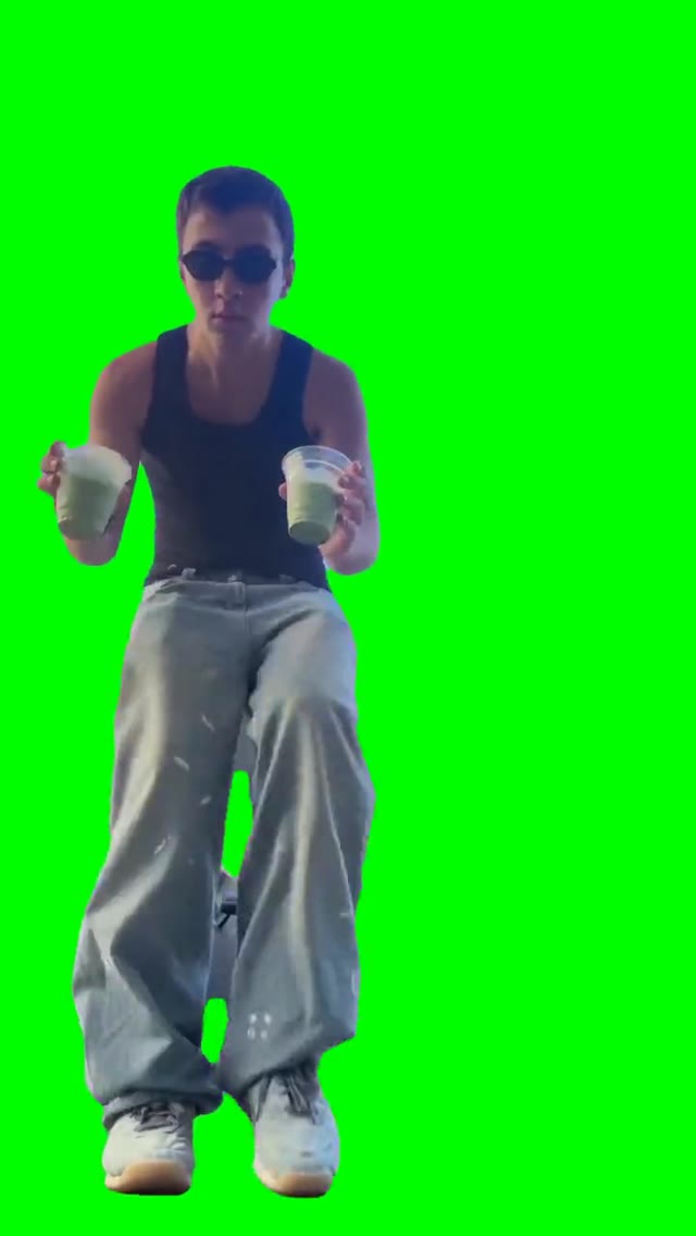 Matcha stomp  green screen
