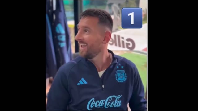 Messi Laughing green screen