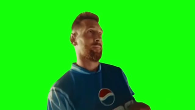 Messi green screen